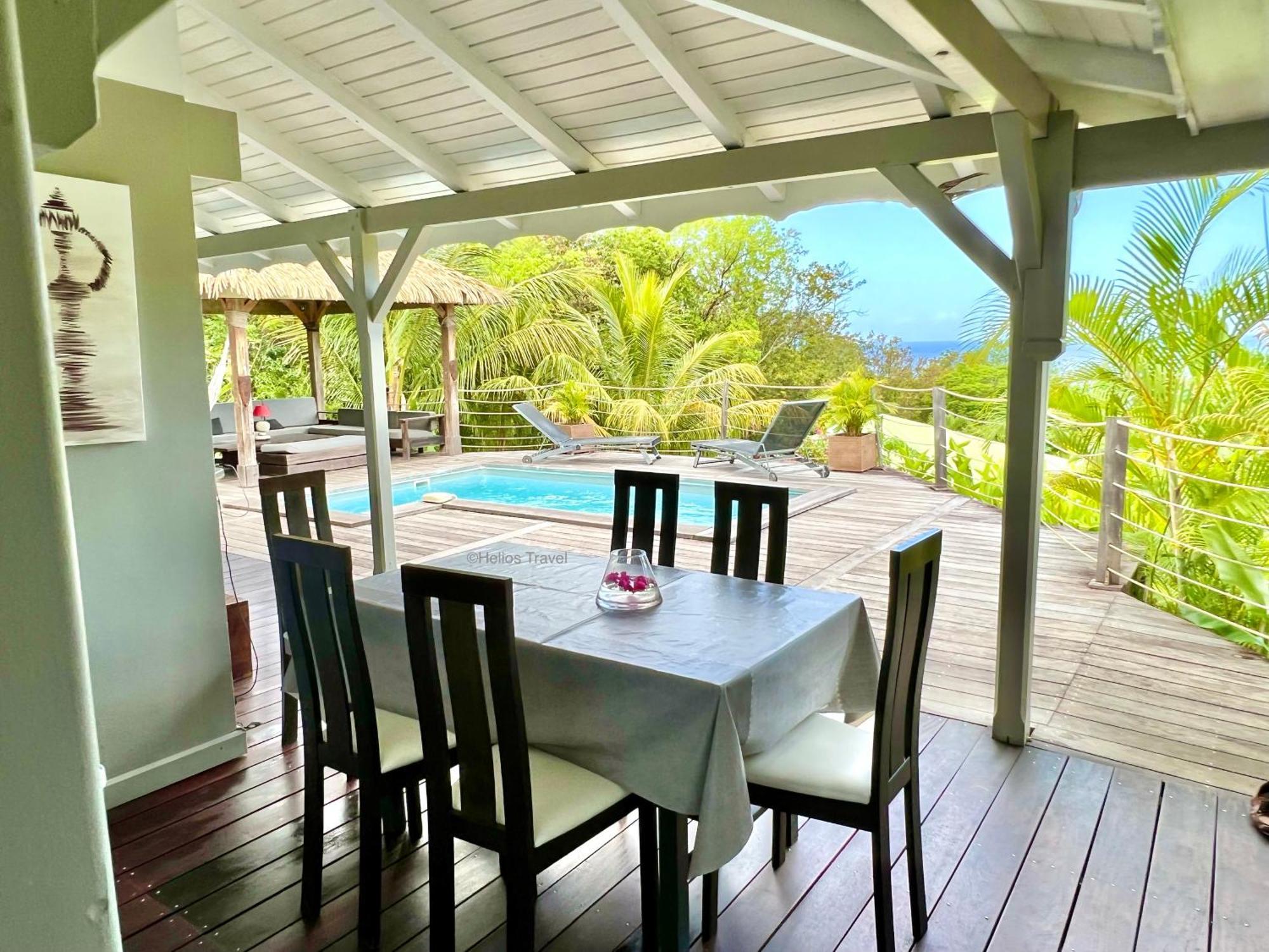 Villa Corali, Vue Mer, Piscine, Pointe Batterie Deshaies Buitenkant foto